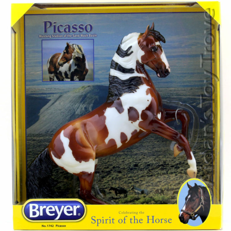 Breyer Model Horse Rare 1472 Glossy Picasso BreyerFest Trophy Prize