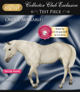 Breyer Test Color Indian Pony Collector's Club 2016