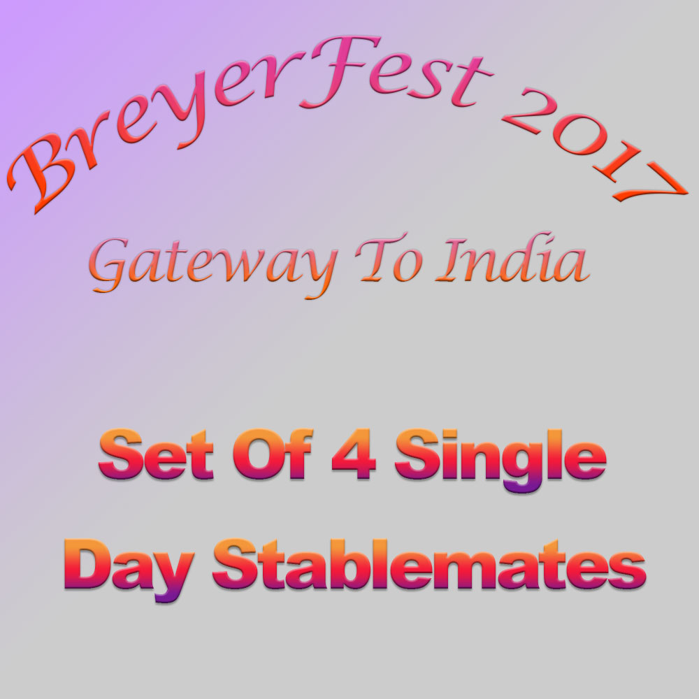 BreyerFest 2017 Single Day Stablemate Set