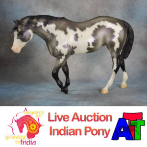 Breyer Grulla Pinto Indian Pony BreyerFest 2017 Live Auction Lot