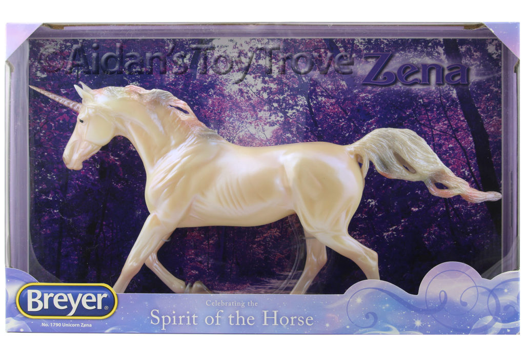 RETIRED Breyer 1790 Zena unicorn model Traditional Series 1:9 scale unicorns 